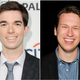 John Mulaney, tall child, and Pete Holmes, youth pastor.